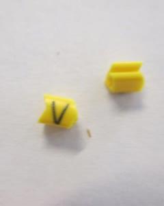 Cable noticeable clip 02-3 yellow/black V   diameter 1.3-3.0
